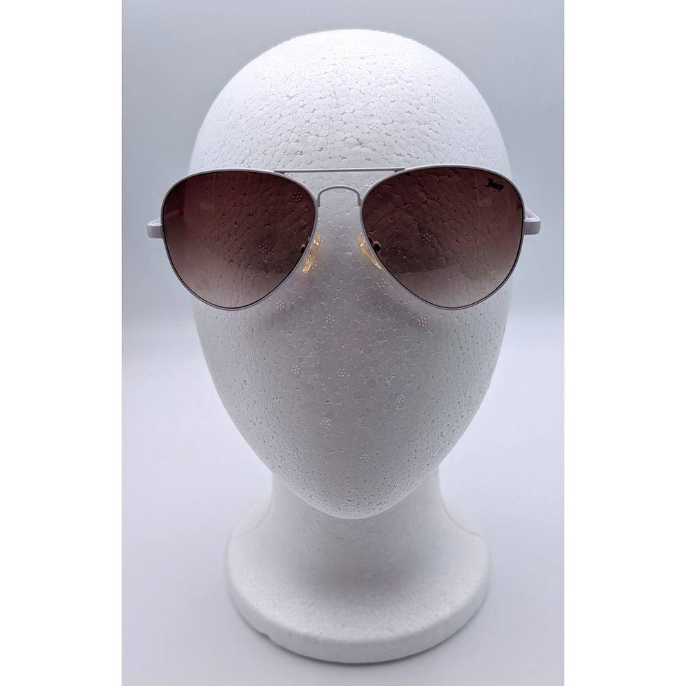 Juicy Couture Heritage/S Aviator Sunglasses White Pink Heart Y2K 59-15-135